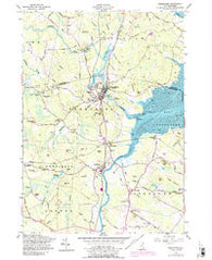 Newmarket New Hampshire Historical topographic map, 1:24000 scale, 7.5 X 7.5 Minute, Year 1956