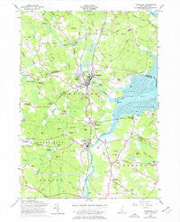 Newmarket New Hampshire Historical topographic map, 1:24000 scale, 7.5 X 7.5 Minute, Year 1956