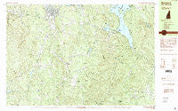 Newport New Hampshire Historical topographic map, 1:25000 scale, 7.5 X 15 Minute, Year 1984