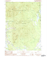 North Conway East New Hampshire Historical topographic map, 1:24000 scale, 7.5 X 7.5 Minute, Year 1987