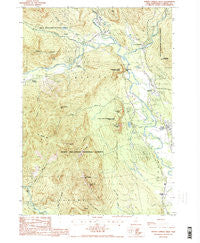 North Conway West New Hampshire Historical topographic map, 1:24000 scale, 7.5 X 7.5 Minute, Year 1987