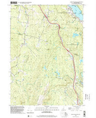 North Grantham New Hampshire Historical topographic map, 1:24000 scale, 7.5 X 7.5 Minute, Year 1998