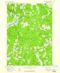 North Hartland Vermont Historical topographic map, 1:24000 scale, 7.5 X 7.5 Minute, Year 1959