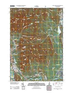North Conway East New Hampshire Historical topographic map, 1:24000 scale, 7.5 X 7.5 Minute, Year 2012