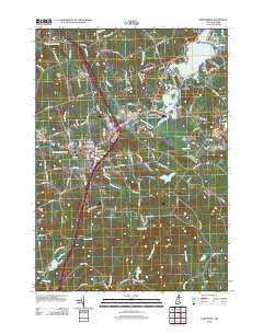 Northfield New Hampshire Historical topographic map, 1:24000 scale, 7.5 X 7.5 Minute, Year 2012