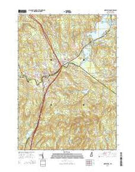 Northfield New Hampshire Current topographic map, 1:24000 scale, 7.5 X 7.5 Minute, Year 2015