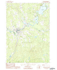 Northfield New Hampshire Historical topographic map, 1:24000 scale, 7.5 X 7.5 Minute, Year 1987
