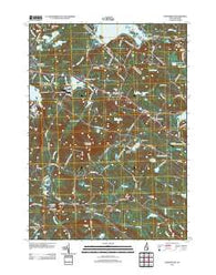 Northwood New Hampshire Historical topographic map, 1:24000 scale, 7.5 X 7.5 Minute, Year 2012