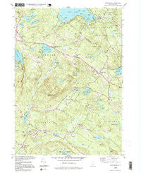 Northwood New Hampshire Historical topographic map, 1:24000 scale, 7.5 X 7.5 Minute, Year 1995