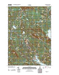 Ossipee New Hampshire Historical topographic map, 1:24000 scale, 7.5 X 7.5 Minute, Year 2012