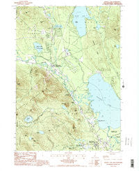 Ossipee Lake New Hampshire Historical topographic map, 1:24000 scale, 7.5 X 7.5 Minute, Year 1987