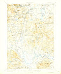 Ossipee Lake New Hampshire Historical topographic map, 1:62500 scale, 15 X 15 Minute, Year 1930