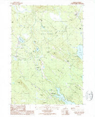 Ossipee New Hampshire Historical topographic map, 1:24000 scale, 7.5 X 7.5 Minute, Year 1987