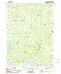 Parker Mountain New Hampshire Historical topographic map, 1:24000 scale, 7.5 X 7.5 Minute, Year 1987