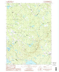 Parker Mountain New Hampshire Historical topographic map, 1:24000 scale, 7.5 X 7.5 Minute, Year 1987