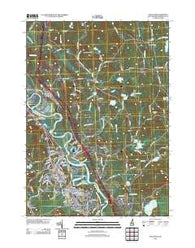 Penacook New Hampshire Historical topographic map, 1:24000 scale, 7.5 X 7.5 Minute, Year 2012