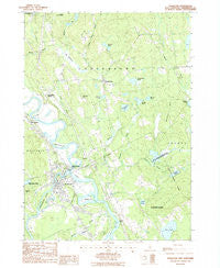 Penacook New Hampshire Historical topographic map, 1:24000 scale, 7.5 X 7.5 Minute, Year 1987