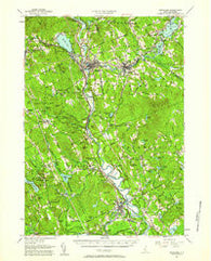 Penacook New Hampshire Historical topographic map, 1:62500 scale, 15 X 15 Minute, Year 1956