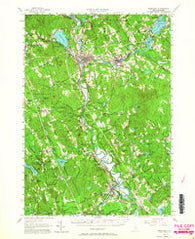 Penacook New Hampshire Historical topographic map, 1:62500 scale, 15 X 15 Minute, Year 1956