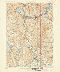 Penacook New Hampshire Historical topographic map, 1:62500 scale, 15 X 15 Minute, Year 1927