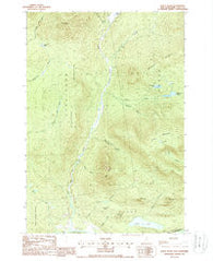 Percy Peaks New Hampshire Historical topographic map, 1:24000 scale, 7.5 X 7.5 Minute, Year 1988