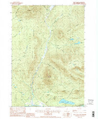 Percy Peaks New Hampshire Historical topographic map, 1:24000 scale, 7.5 X 7.5 Minute, Year 1988