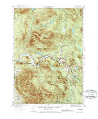 Percy New Hampshire Historical topographic map, 1:62500 scale, 15 X 15 Minute, Year 1930