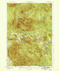 Percy New Hampshire Historical topographic map, 1:62500 scale, 15 X 15 Minute, Year 1934