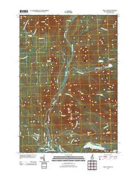 Percy Peaks New Hampshire Historical topographic map, 1:24000 scale, 7.5 X 7.5 Minute, Year 2012
