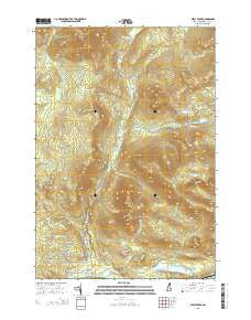 Percy Peaks New Hampshire Current topographic map, 1:24000 scale, 7.5 X 7.5 Minute, Year 2015