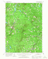 Peterborough New Hampshire Historical topographic map, 1:62500 scale, 15 X 15 Minute, Year 1953