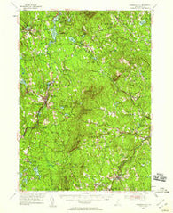 Peterborough New Hampshire Historical topographic map, 1:62500 scale, 15 X 15 Minute, Year 1953