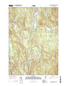 Peterborough North New Hampshire Current topographic map, 1:24000 scale, 7.5 X 7.5 Minute, Year 2015