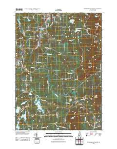 Peterborough South New Hampshire Historical topographic map, 1:24000 scale, 7.5 X 7.5 Minute, Year 2012