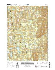 Peterborough South New Hampshire Current topographic map, 1:24000 scale, 7.5 X 7.5 Minute, Year 2015