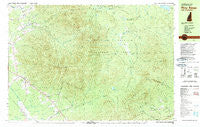 Pliny Range New Hampshire Historical topographic map, 1:25000 scale, 7.5 X 15 Minute, Year 1982