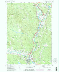 Plymouth New Hampshire Historical topographic map, 1:24000 scale, 7.5 X 7.5 Minute, Year 1980