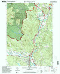 Plymouth New Hampshire Historical topographic map, 1:24000 scale, 7.5 X 7.5 Minute, Year 1995