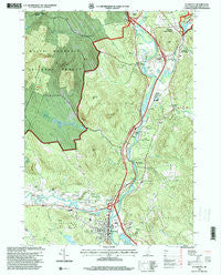 Plymouth New Hampshire Historical topographic map, 1:24000 scale, 7.5 X 7.5 Minute, Year 1995
