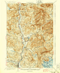 Plymouth New Hampshire Historical topographic map, 1:62500 scale, 15 X 15 Minute, Year 1931