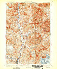 Plymouth New Hampshire Historical topographic map, 1:62500 scale, 15 X 15 Minute, Year 1931