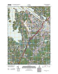 Portsmouth New Hampshire Historical topographic map, 1:24000 scale, 7.5 X 7.5 Minute, Year 2012