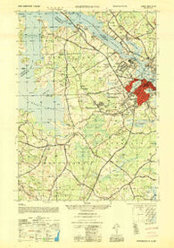 Portsmouth New Hampshire Historical topographic map, 1:25000 scale, 7.5 X 7.5 Minute, Year 1952