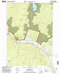 Rumney New Hampshire Historical topographic map, 1:24000 scale, 7.5 X 7.5 Minute, Year 1995