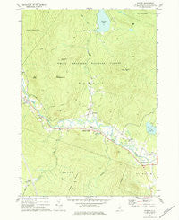 Rumney New Hampshire Historical topographic map, 1:24000 scale, 7.5 X 7.5 Minute, Year 1973