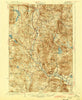 Rumney New Hampshire Historical topographic map, 1:62500 scale, 15 X 15 Minute, Year 1932