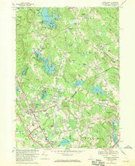 Salem Depot New Hampshire Historical topographic map, 1:24000 scale, 7.5 X 7.5 Minute, Year 1968