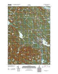 Sanbornville New Hampshire Historical topographic map, 1:24000 scale, 7.5 X 7.5 Minute, Year 2012