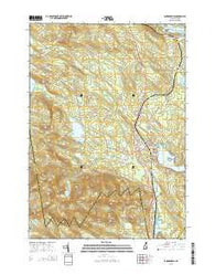 Sanbornville New Hampshire Current topographic map, 1:24000 scale, 7.5 X 7.5 Minute, Year 2015