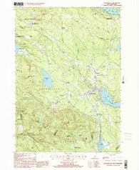 Sanbornville New Hampshire Historical topographic map, 1:24000 scale, 7.5 X 7.5 Minute, Year 2000